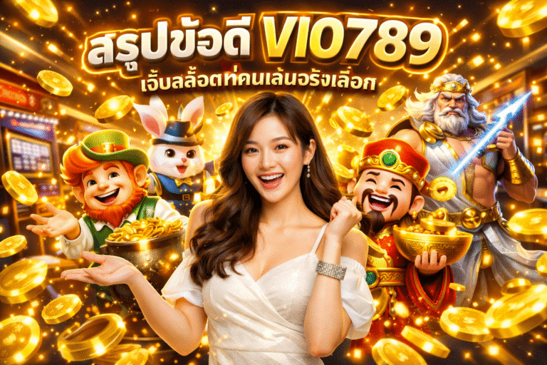 สรุปข้อดี VIO789 เว็บสล็อตที่คนเล่นจริงเลือก