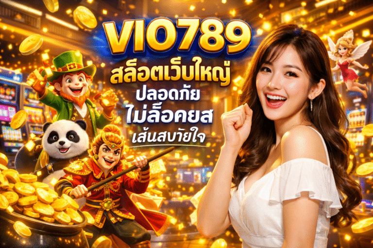 VIO789 สล็อตเว็บใหญ่ ปลอดภัย ไม่ล็อคยูส เล่นสบายใจ
